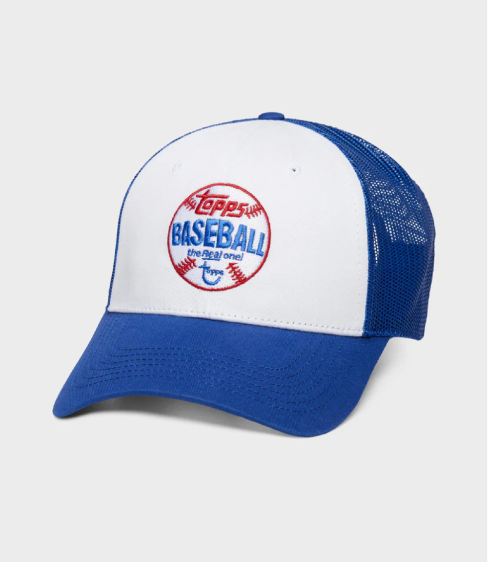 Topps Baseball The Real One Blue Mesh Trucker Hat、Topps、kayou