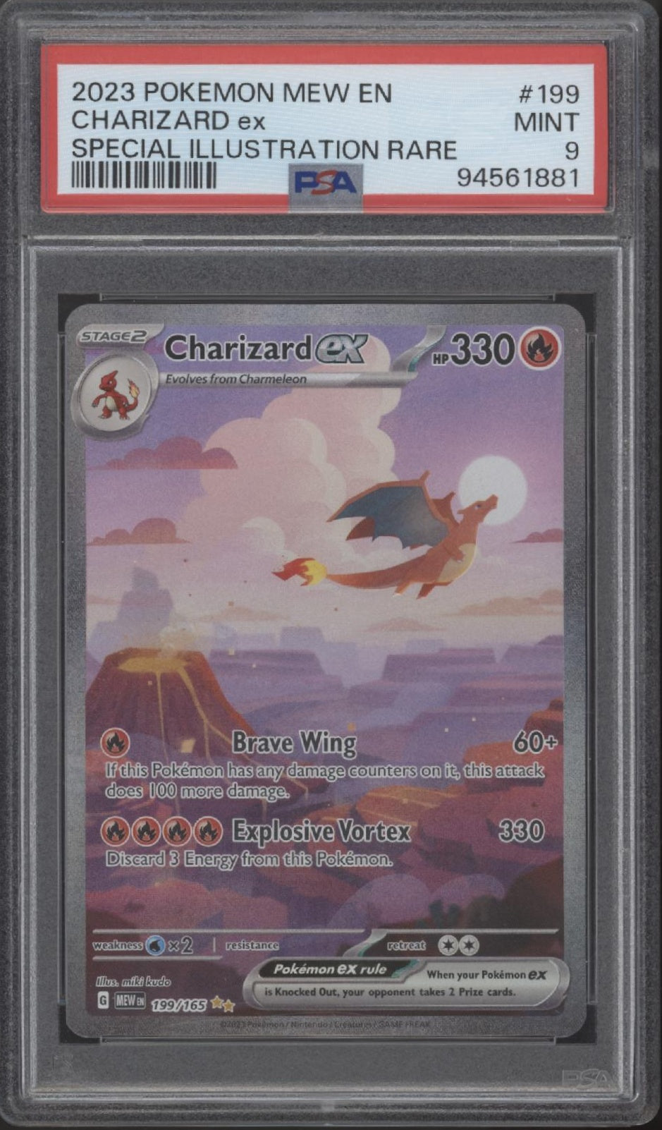 Charizard ex Pokemon 151 Special Illustration Rare #199 PSA 9 #2、Collector Store LLC Gaming、kayou