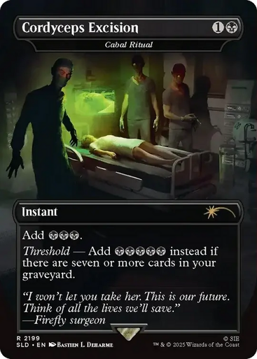 Cabal Ritual Cordyceps Excision (Foil) (Secret Lair - The Last of Us Part I) | Secret Lair Drops、Magic: The Gathering、kayou