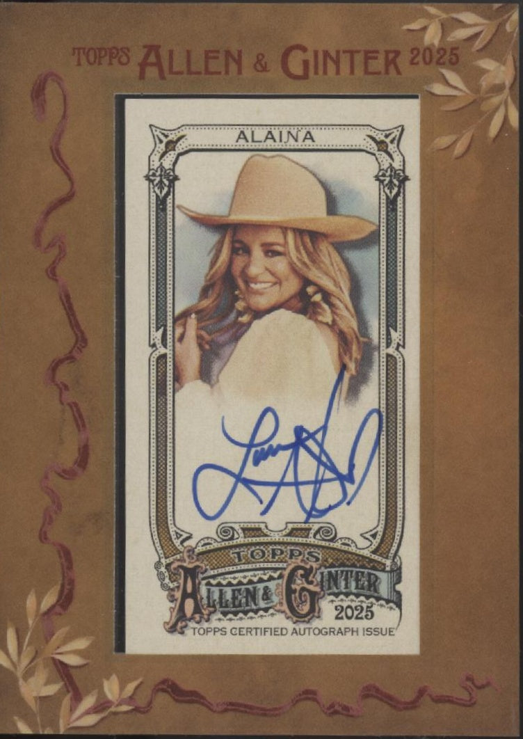 Lauren Alaina 2025 Topps Allen & Ginter Mini Framed Auto #MA-LAL、Collector Store LLC、kayou
