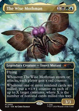 The Wise Mothman (SLD-2455) - Secret Lair Drop Series Foil、Wizards of the Coast、kayou