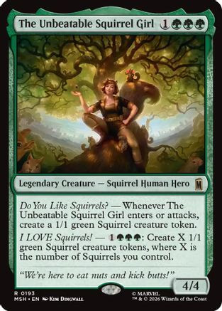 The Unbeatable Squirrel Girl (MSH-193) - Marvel Super Heroes、Wizards of the Coast、kayou