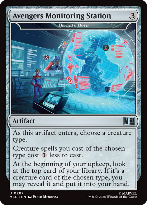 Herald's Horn Avengers Monitoring Station | Marvel Super Heroes Commander、Magic: The Gathering、kayou