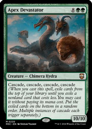Apex Devastator (Ripple Foil) (M3C-220) - Modern Horizons 3 Commander Foil、Wizards of the Coast、kayou