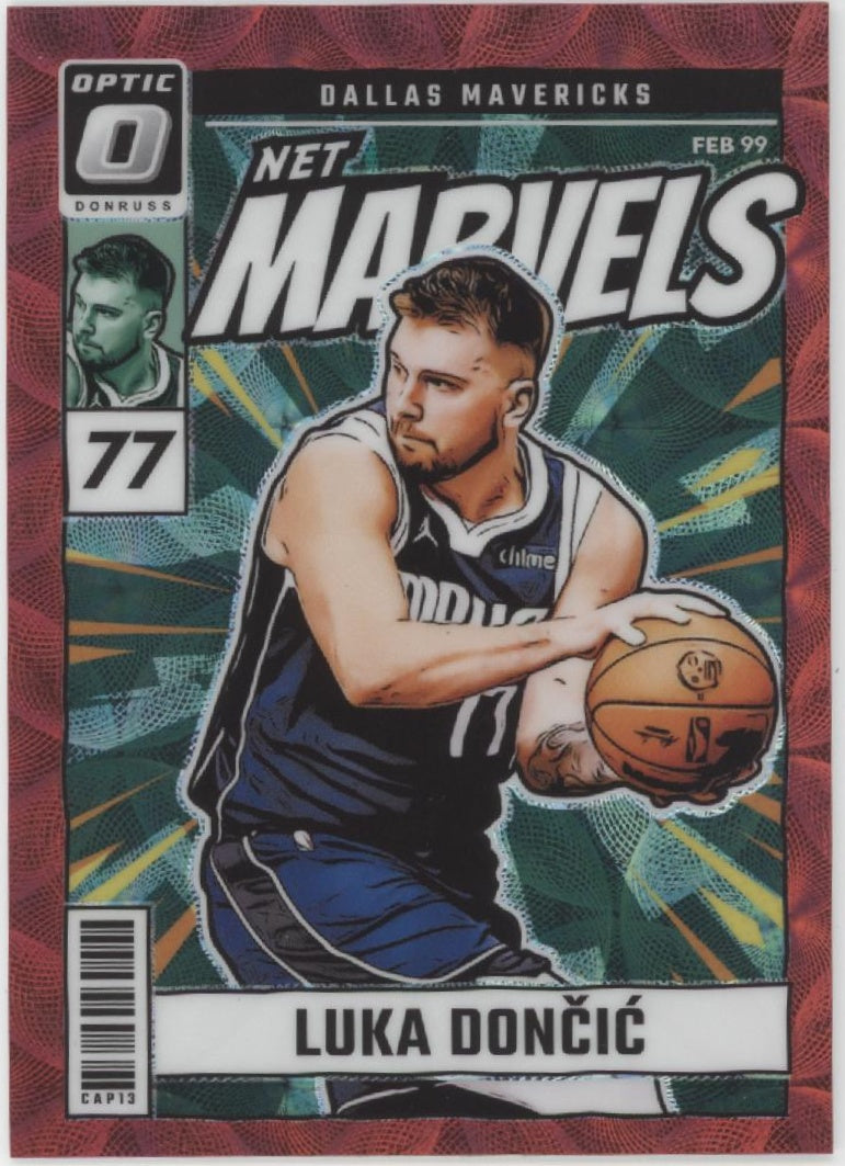 Luka Doncic 2024-25 Panini Donruss Optic Net Marvels Red Scope Prizm #17、Collector Store LLC、kayou