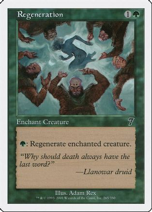 Regeneration (7ED-265) - 7th Edition、Wizards of the Coast、kayou