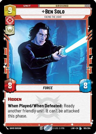 Ben Solo - Facing the Light (185/264) - A Lawless Time、Fantasy Flight Games、kayou