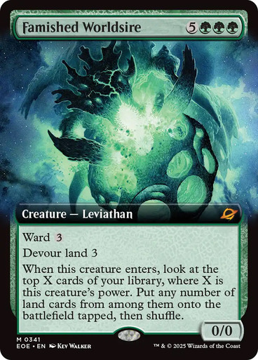 Famished Worldsire (EOE2-341)、Magic: The Gathering、kayou
