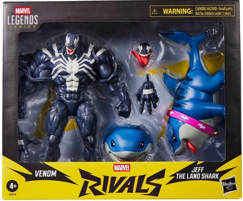 Marvel Legends Rivals Venom & Jeff the Land Shark Action Figure 2-Pack、ToyWiz、kayou