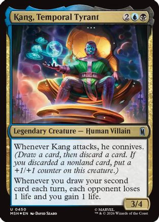 Kang, Temporal Tyrant (Surge Foil) (MSH-450) - Marvel Super Heroes Foil、Wizards of the Coast、kayou