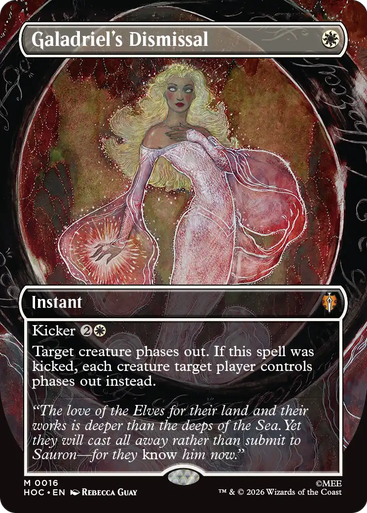 Galadriels Dismissal (Borderless Art) | The Hobbit Commander、Magic: The Gathering、kayou