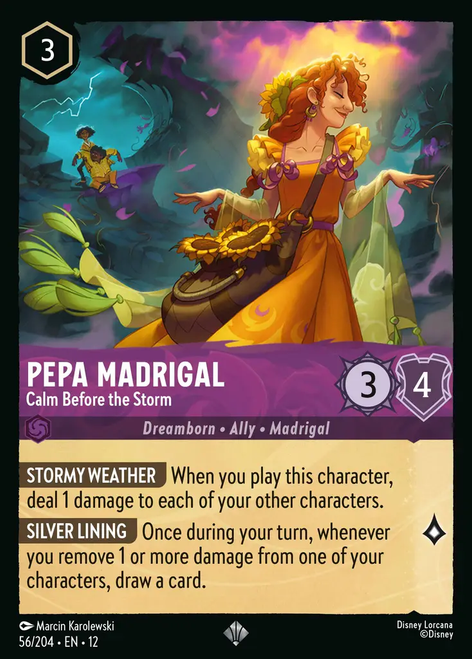 Pepa Madrigal - Calm Before the Storm (Foil) | Wilds Unknown、Disney Lorcana、kayou