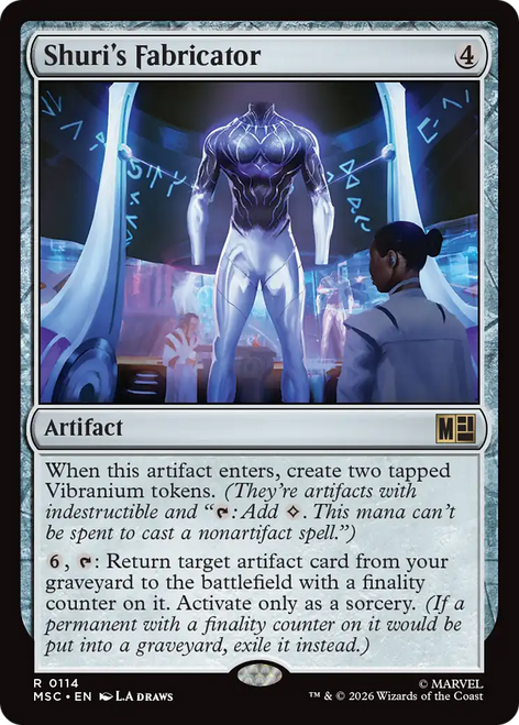 Shuri's Fabricator (Surge Foil) | Marvel Super Heroes Commander、Magic: The Gathering、kayou