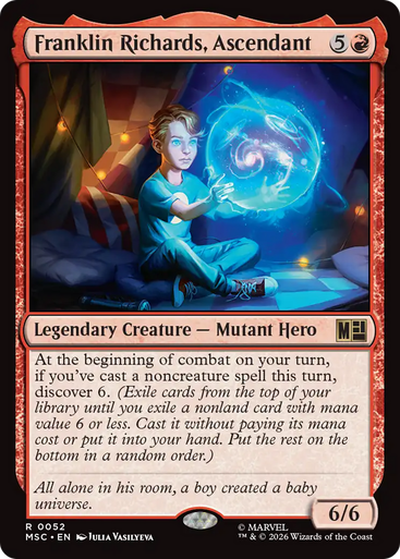 Franklin Richards, Ascendant (Surge Foil) | Marvel Super Heroes Commander、Magic: The Gathering、kayou