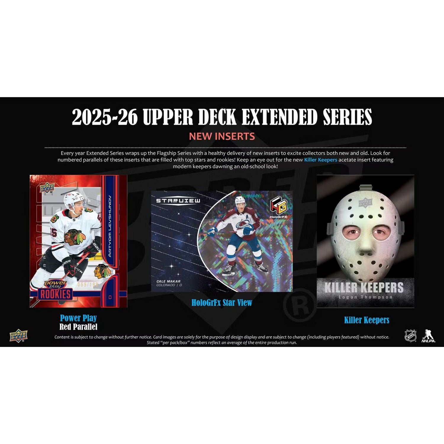 2025-26 Upper Deck Extended Series Hockey Hobby Box *Contact Us To Order*、Upper Deck、kayou