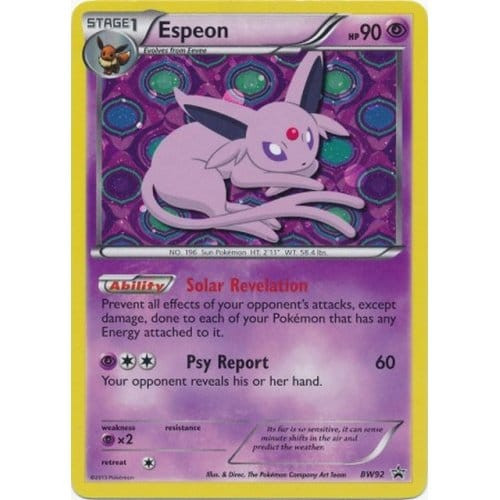 Black & White Promo BW92 Espeon、Pokemon、kayou