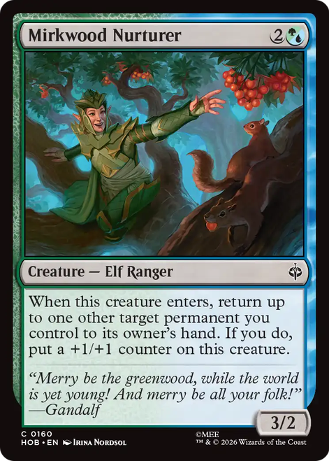 Mirkwood Nurturer (Foil) | The Hobbit、Magic: The Gathering、kayou