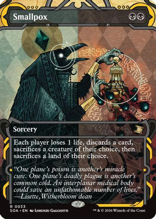 Smallpox (SOA-033) - Secrets of Strixhaven: Mystical Archive、Wizards of the Coast、kayou
