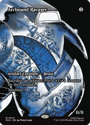 Arcbound Ravager (Borderless) (PZA-014) - Teenage Mutant Ninja Turtles Eternal-Legal Foil、Wizards of the Coast、kayou