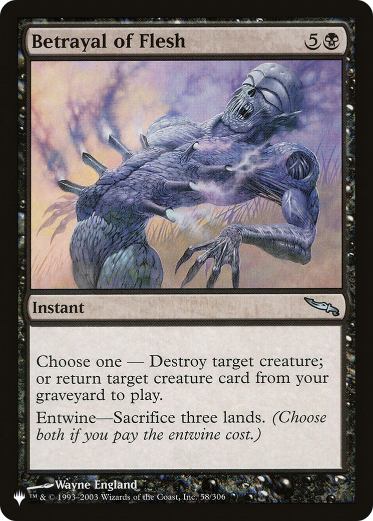 Betrayal of Flesh (LIST-58/306) - The List、Wizards of the Coast、kayou