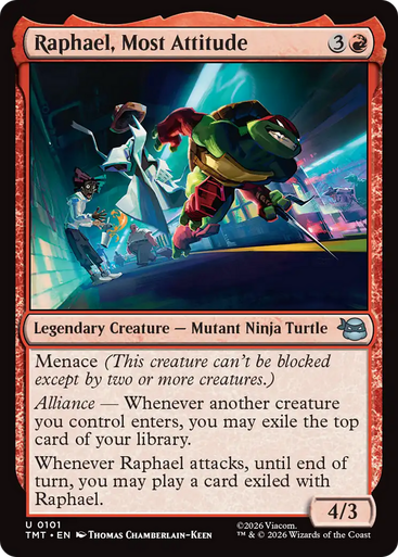 Raphael, Most Attitude (Foil) | Teenage Mutant Ninja Turtles、Magic: The Gathering、kayou