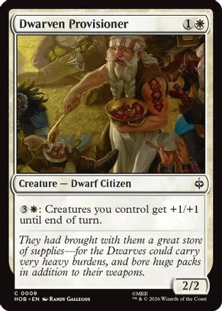 Dwarven Provisioner (HOB-009) - The Hobbit、Wizards of the Coast、kayou