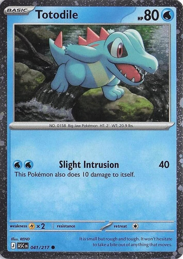ME Ascended Heroes 041/217 Totodile (Cosmo Holo)、Pokemon、kayou