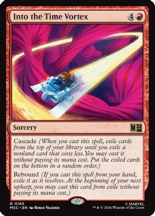 Into the Time Vortex (MSC-165) - Commander: Marvel Super Heroes、Wizards of the Coast、kayou