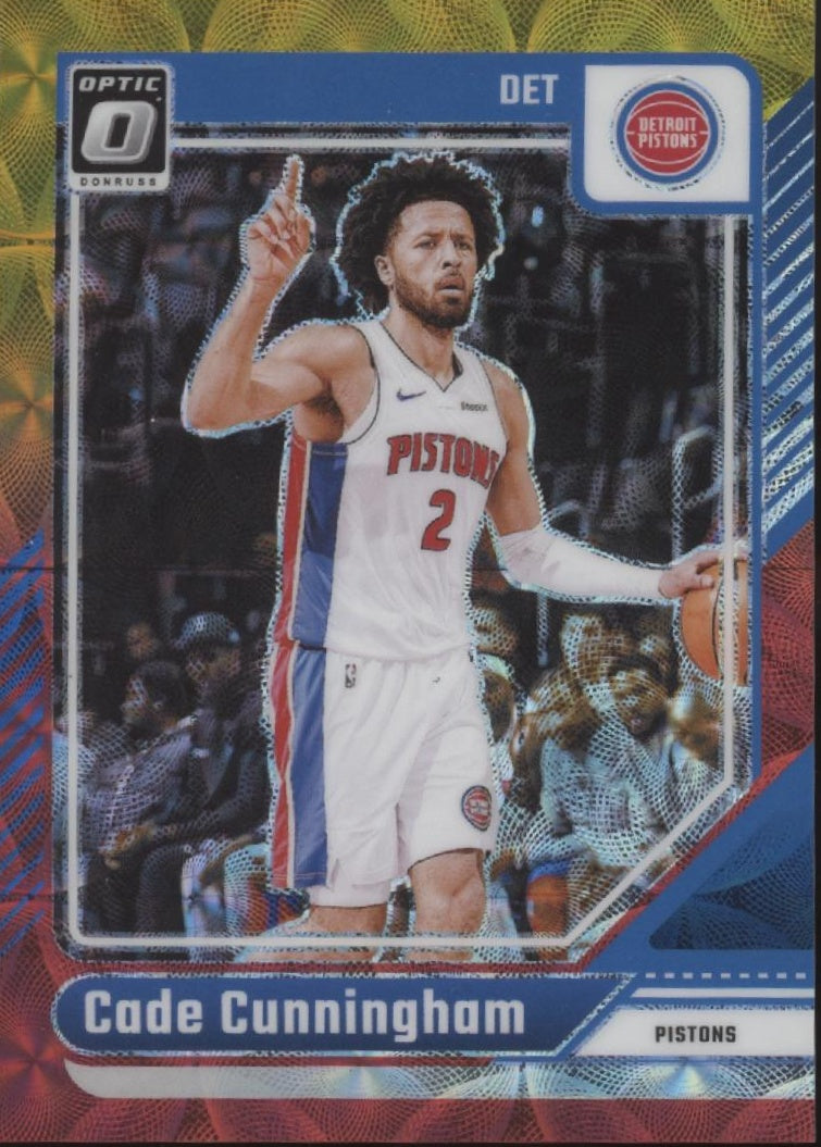 Cade Cunningham 2024-25 Panini Donruss Optic Red & Gold International 81/99、Collector Store LLC、kayou