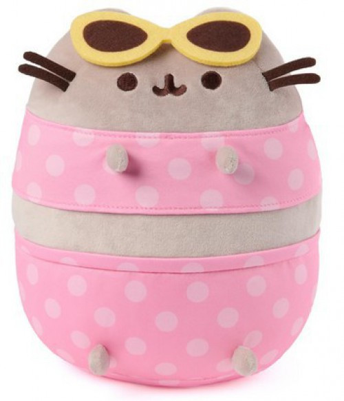 Pusheen Pool Party 9.5-Inch Plush、ToyWiz、kayou
