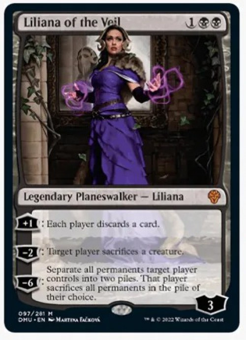 MtG Liliana Of The Veil Legendary Planeswalker 45-Inch x 63 -Inch Fleece Throw Blanket、ToyWiz、kayou