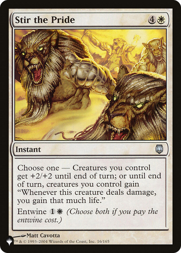 Stir the Pride (LIST-16/165) - The List、Wizards of the Coast、kayou