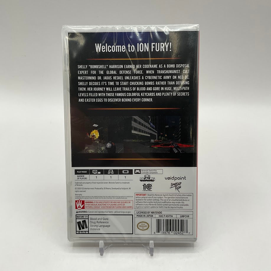 Ion Fury Nintendo Switch Sealed、Collector Store LLC - VG、kayou