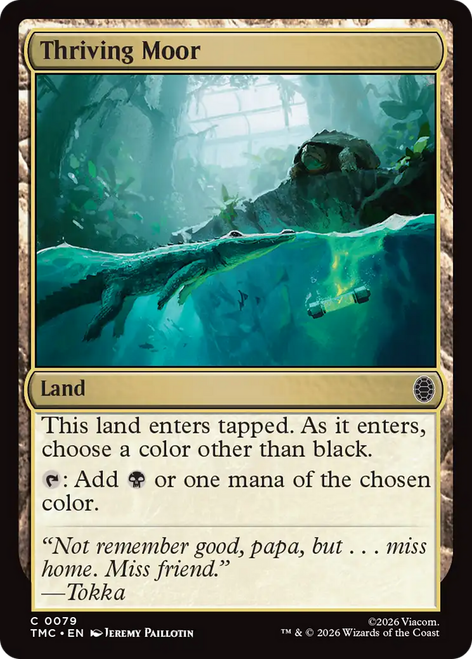 Thriving Moor (Surge Foil) | Teenage Mutant Ninja Turtles Eternal、Magic: The Gathering、kayou
