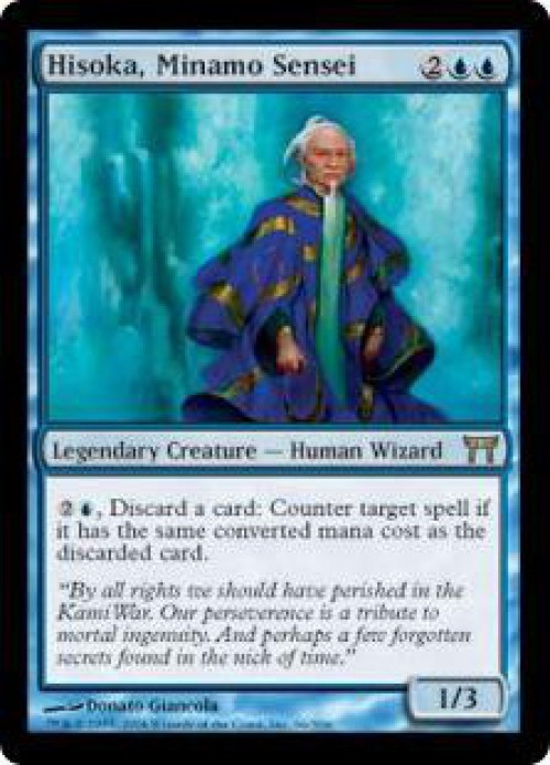 MtG Champions of Kamigawa Rare Hisoka, Minamo Sensei #66 Lightly Played、ToyWiz、kayou