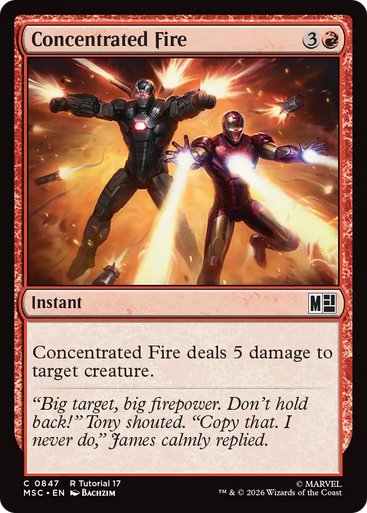 Concentrated Fire (Tutorial) | Marvel Super Heroes Commander、Magic: The Gathering、kayou