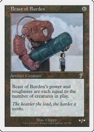 Beast of Burden (7ED-287) - 7th Edition、Wizards of the Coast、kayou