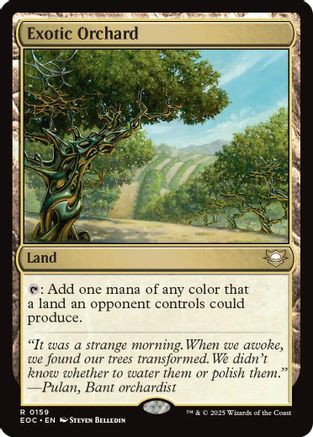 Exotic Orchard (EOC-159) - Commander: Edge of Eternities、Wizards of the Coast、kayou
