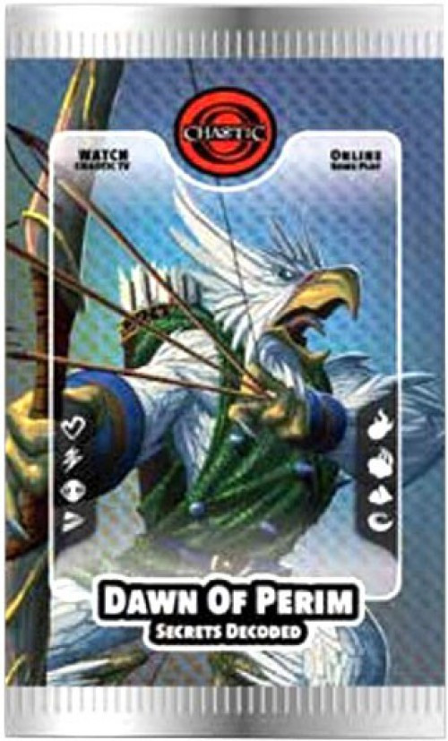 Chaotic Trading Card Game Dawn of Perim Secrets Decoded Booster Pack 10 Cards (Pre-Order ships November)、ToyWiz、kayou