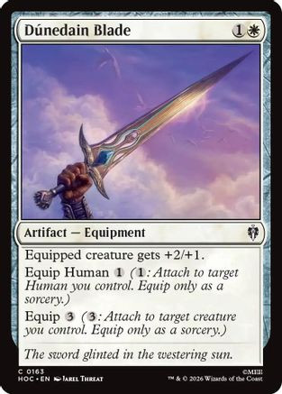 Dunedain Blade (HOC-163) - The Hobbit: Eternal-Legal、Wizards of the Coast、kayou