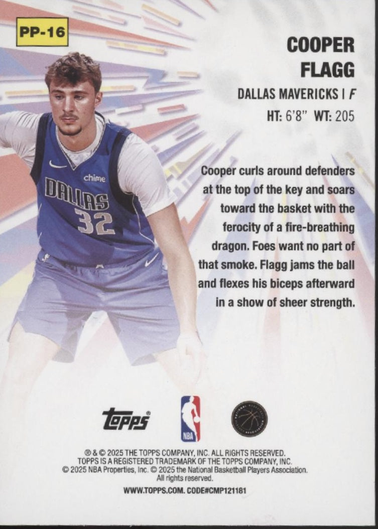 Cooper Flagg 2025 Topps Power Players RC #PP-16 #2、Collector Store LLC、kayou