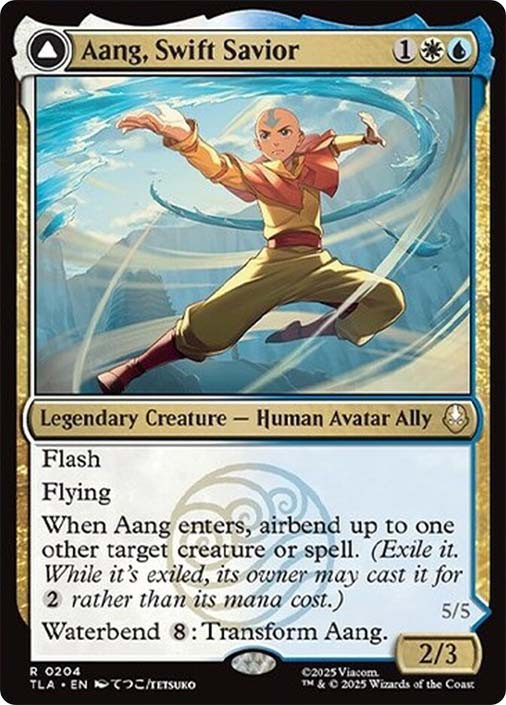 Aang, Swift Savior // Aang and La, Ocean's Fury、Magic: The Gathering、kayou