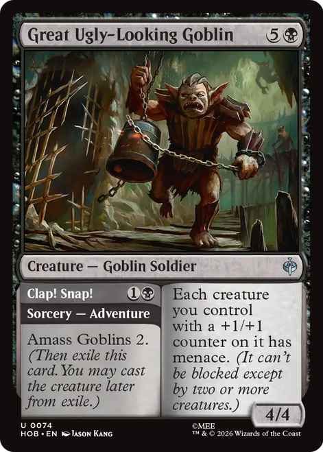 Great Ugly-Looking Goblin // Clap! Snap! (Foil) | The Hobbit、Magic: The Gathering、kayou