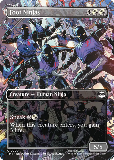 Foot Ninjas (Borderless Scene) | Teenage Mutant Ninja Turtles、Magic: The Gathering、kayou