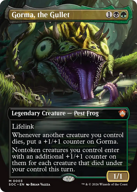 Gorma, the Gullet (Borderless Art) | Secrets of Strixhaven Commander、Magic: The Gathering、kayou