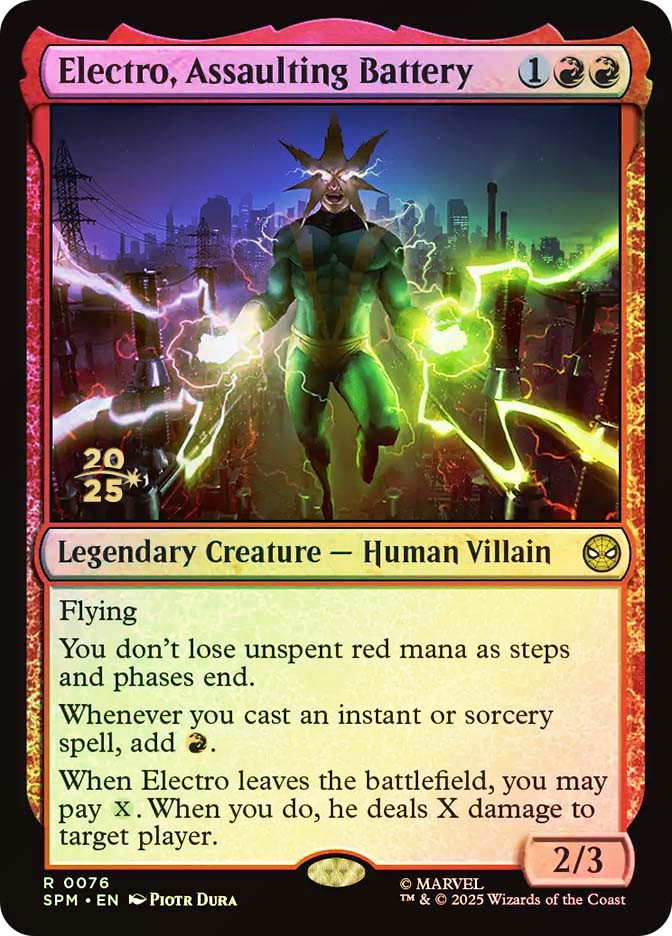 Electro, Assaulting Battery (RM-PRE_SPM_076-ENF)、Magic: The Gathering、kayou