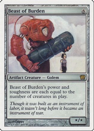 Beast of Burden (9ED-288) - 9th Edition、Wizards of the Coast、kayou