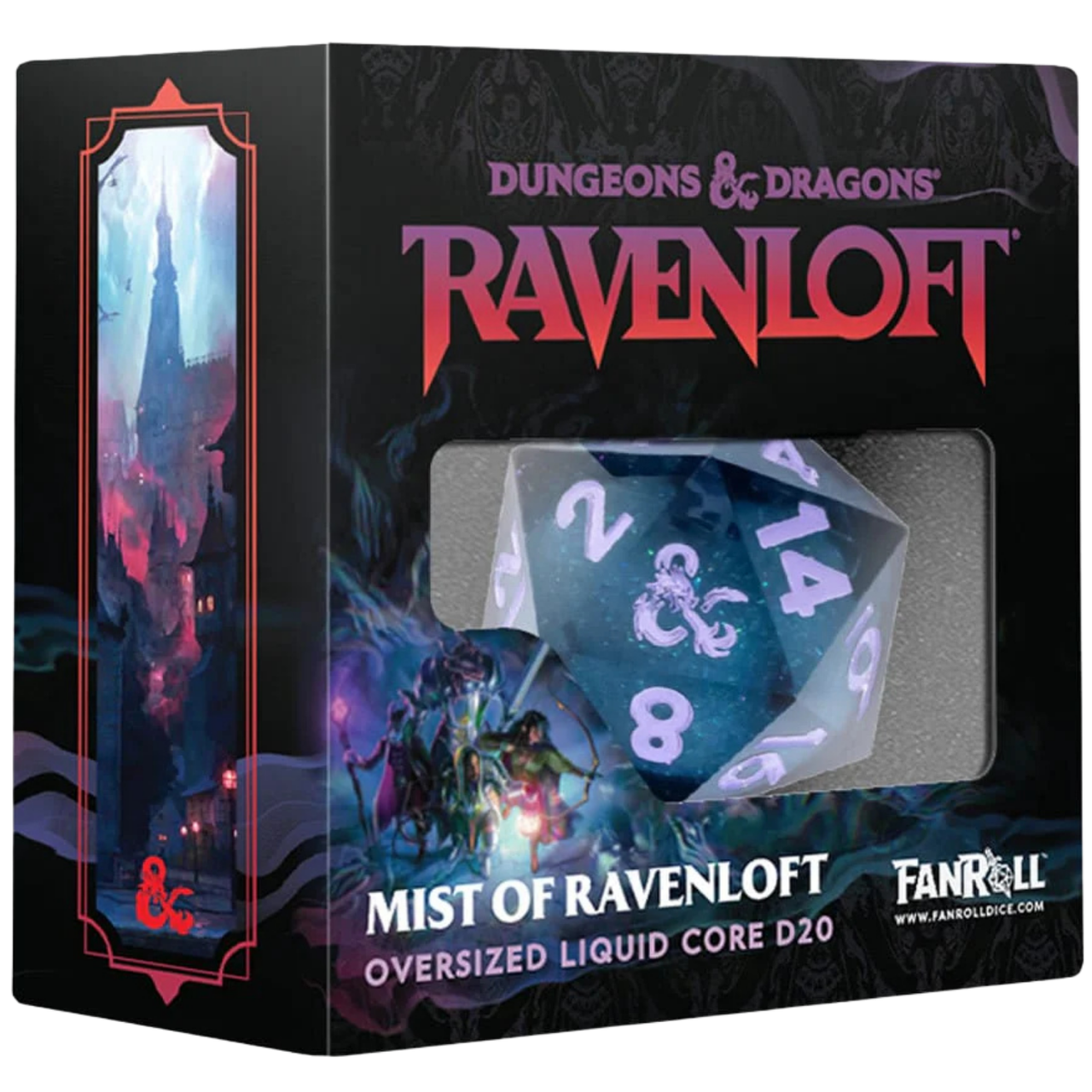 FanRoll: D&D Ravenloft - Mist of Ravenloft - Oversized Liquid Core D20 (PREORDER)、FanRoll、kayou