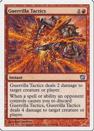 Guerrilla Tactics (9ED-196) - 9th Edition Foil、Wizards of the Coast、kayou
