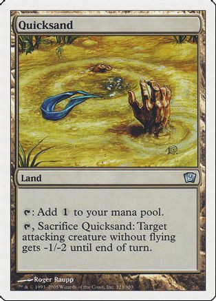 Quicksand (9ED-) - 9th Edition Foil、Wizards of the Coast、kayou